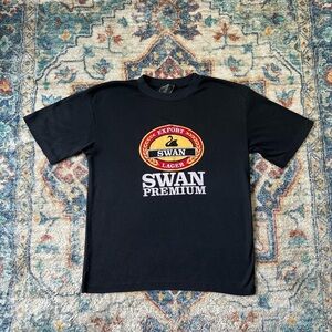 Vintage Swan Lager Beer T-shirt Medium